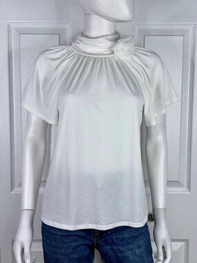 CABLE & GAUGE women's short sleeves medium sweater NEW!!